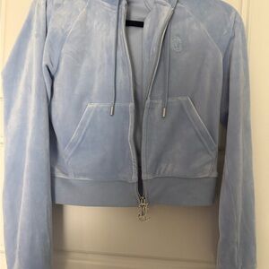 Juicy Couture Light Blue Velour Set